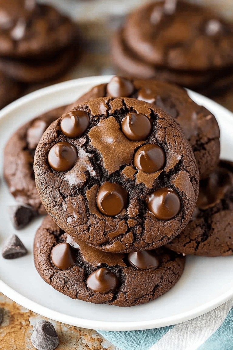 Chocolate Fudge Cookies