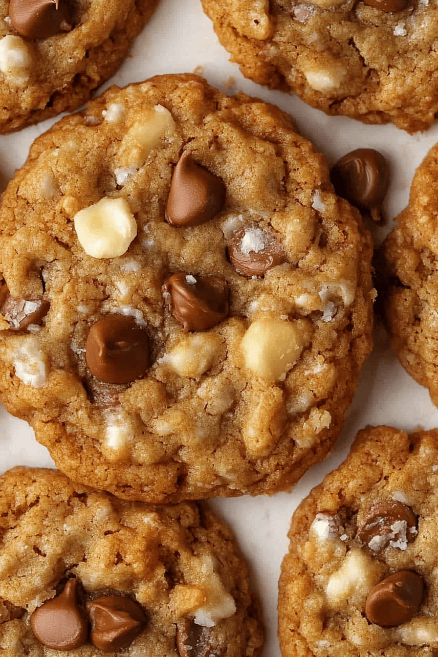 Cowboy Cookies final dish beautifully presented and ready to serve