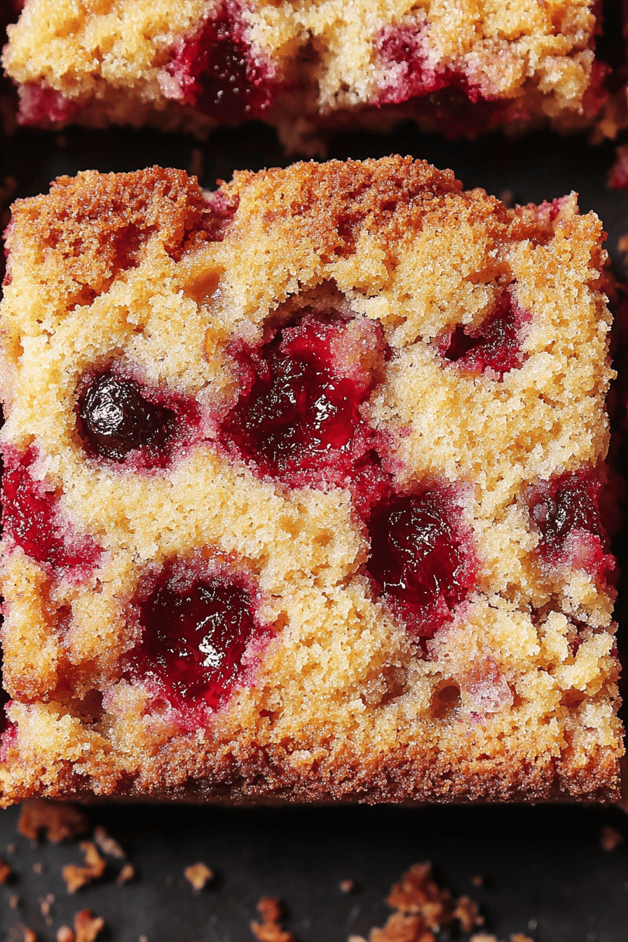 Cranberry Orange Coffee Cake ingredients organized and measured on kitchen counter