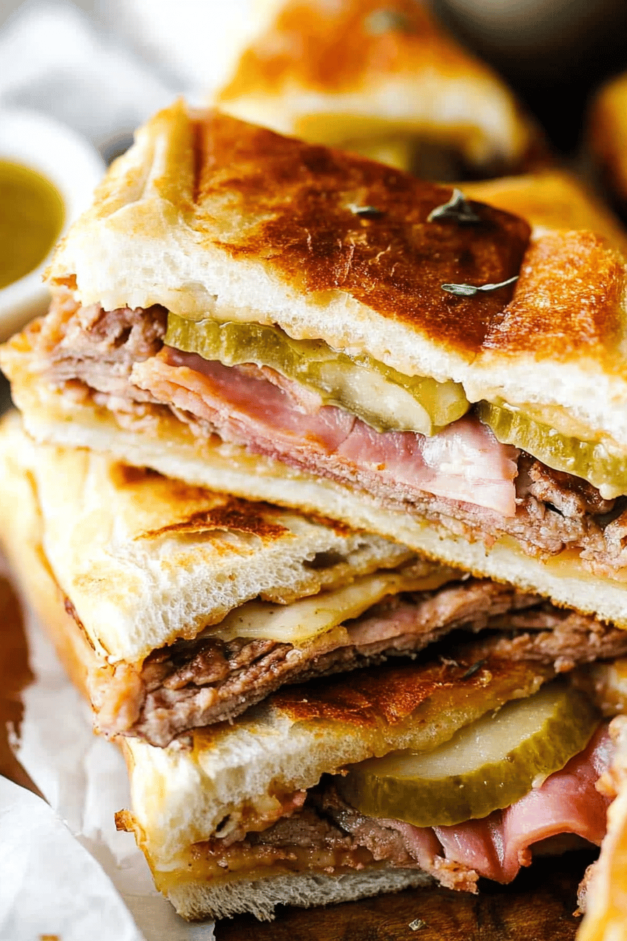Cuban Sandwich Recipe final dish beautifully presented and ready to serve