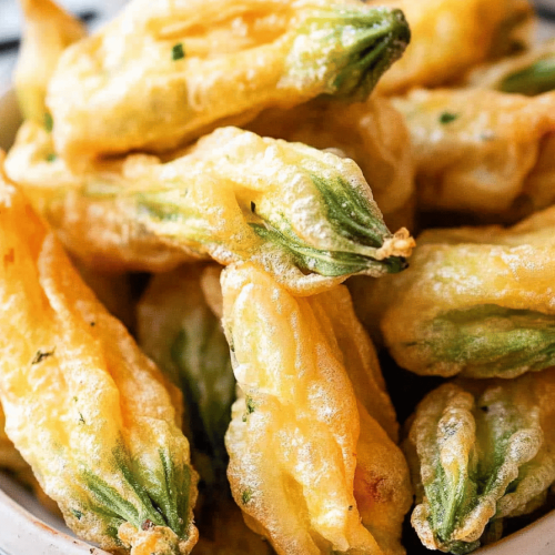 Fried Squash Blossoms