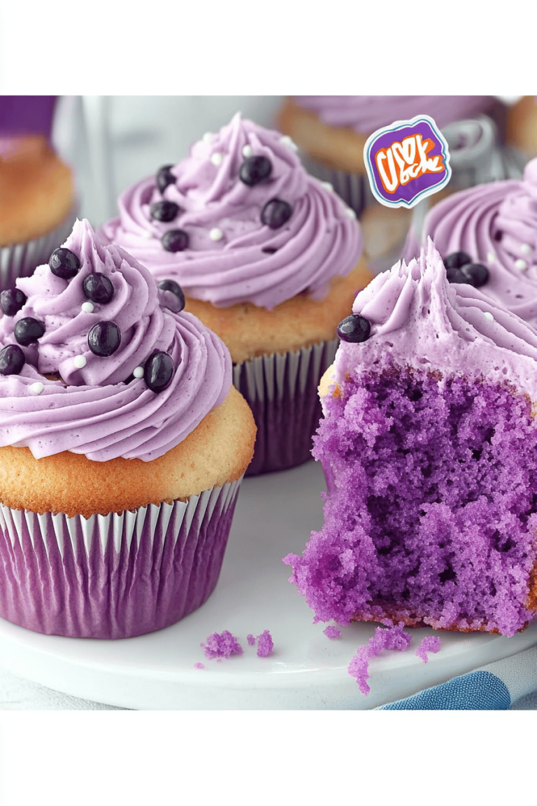Grape Soda Cupcakes