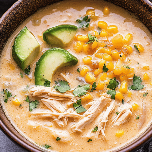 Green Chile Chicken Enchilada Soup