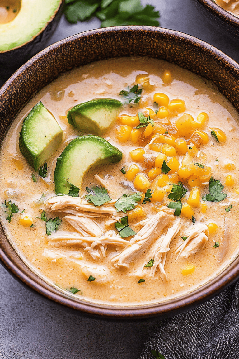 Green Chile Chicken Enchilada Soup