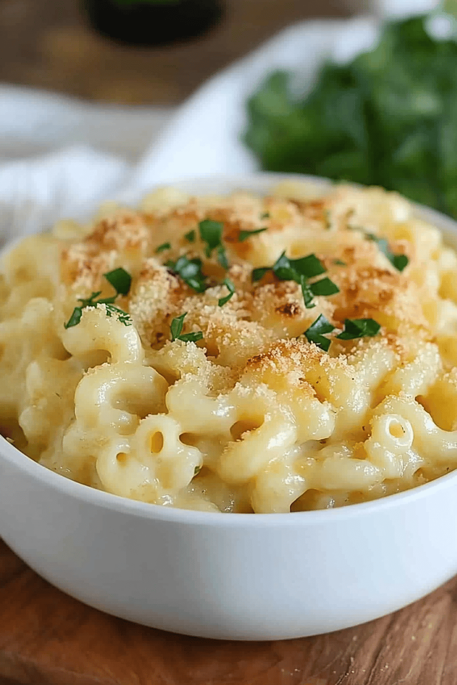 Guinness Mac and Cheese Recipe ingredients organized and measured on kitchen counter