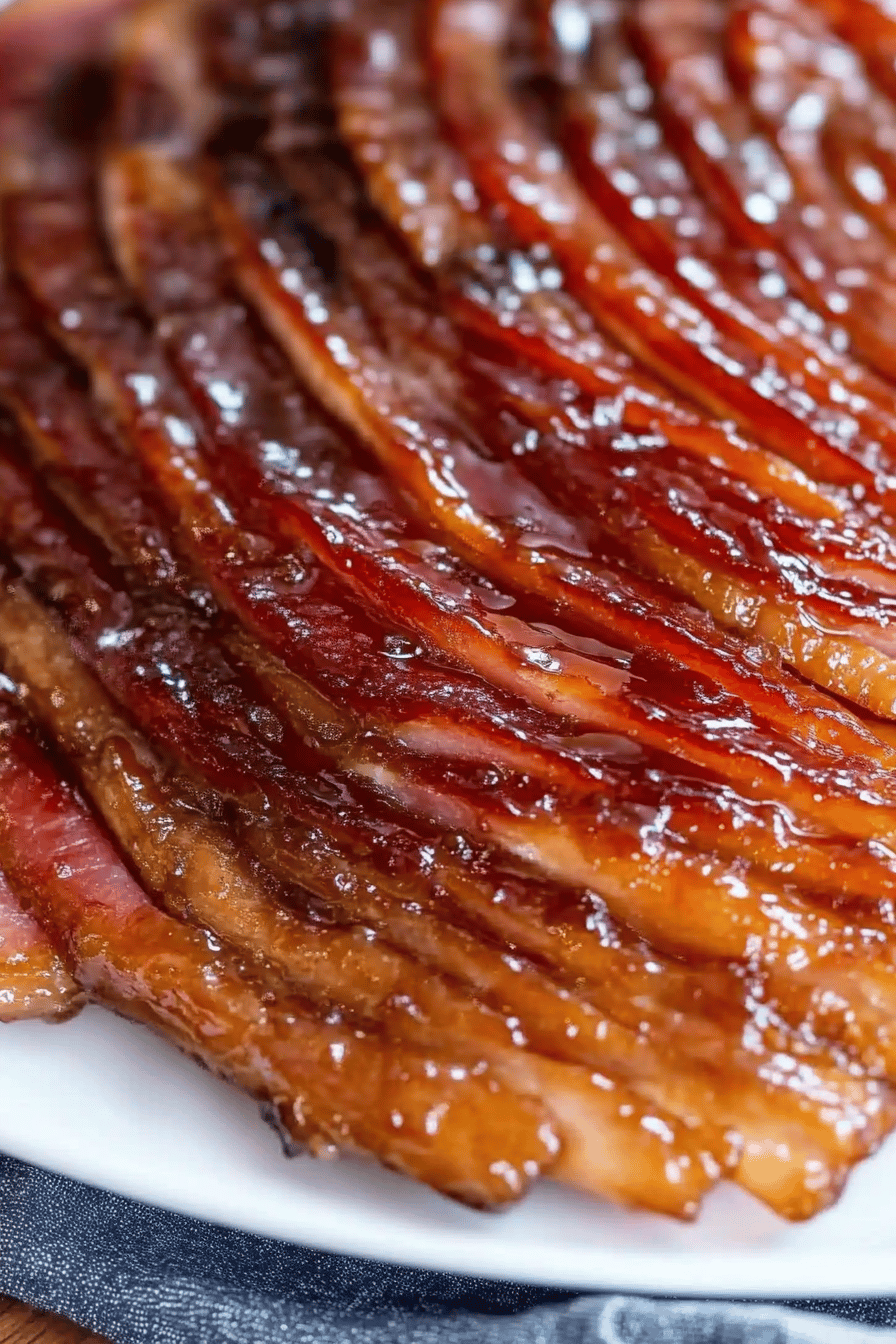 Ham Glaze Recipe final dish beautifully presented and ready to serve