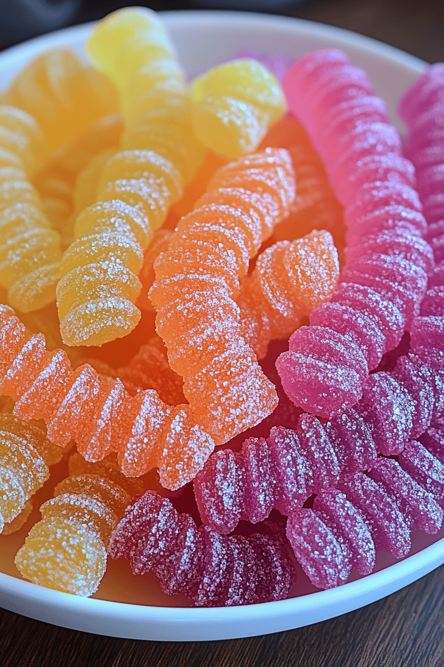 Homemade Kool-Aid Licorice final dish beautifully presented and ready to serve