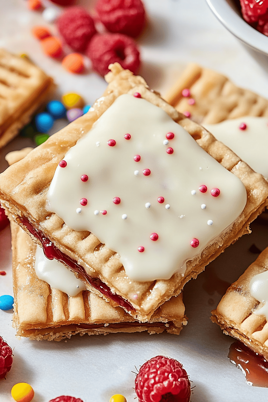 Homemade Pop Tarts final dish beautifully presented and ready to serve