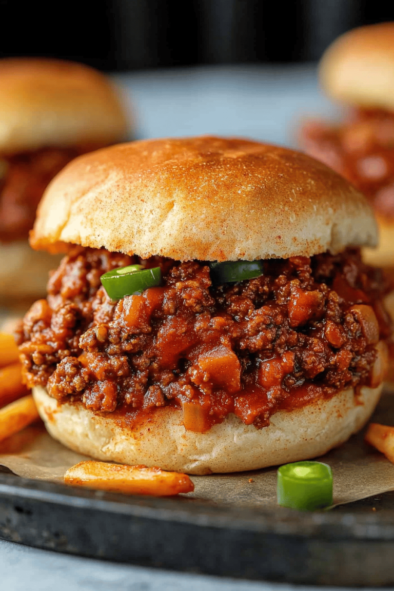 Homemade Sloppy Joes