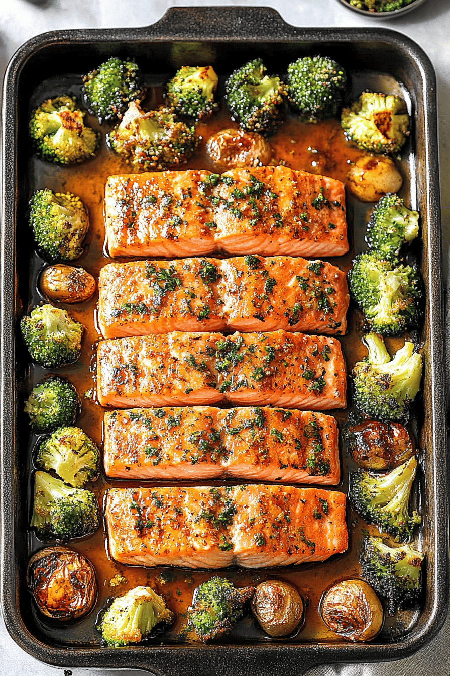 Honey Mustard Salmon ingredients organized and measured on kitchen counter
