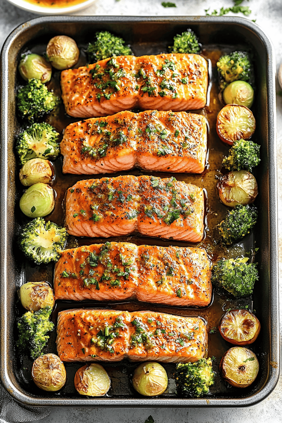 Honey Mustard Salmon slice on plate showing perfect texture and swirl pattern