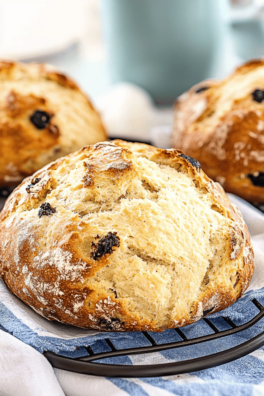 Irish Soda Bread Recipe ingredients organized and measured on kitchen counter