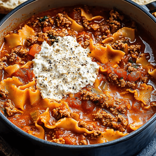 Lasagna Soup
