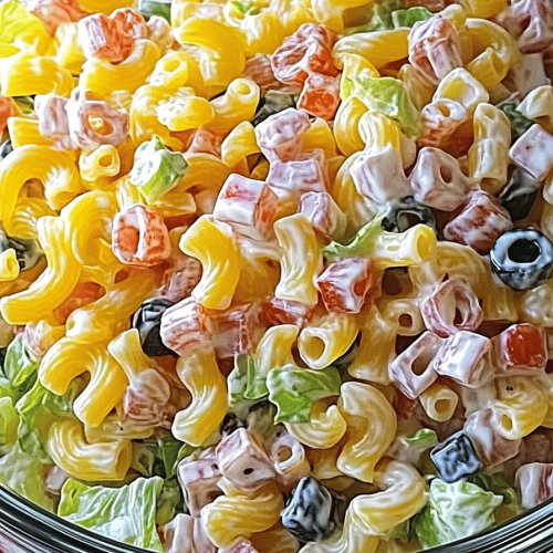 Layered Pasta Salad