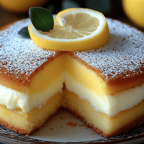 Lemon Custard Cake