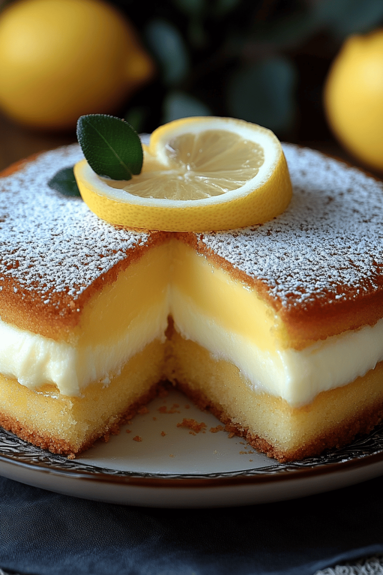 Lemon Custard Cake