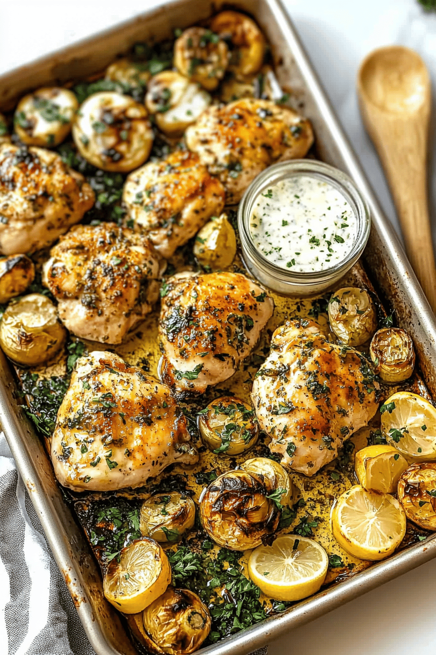 Lemon Garlic Chicken Recipe slice on plate showing perfect texture and swirl pattern