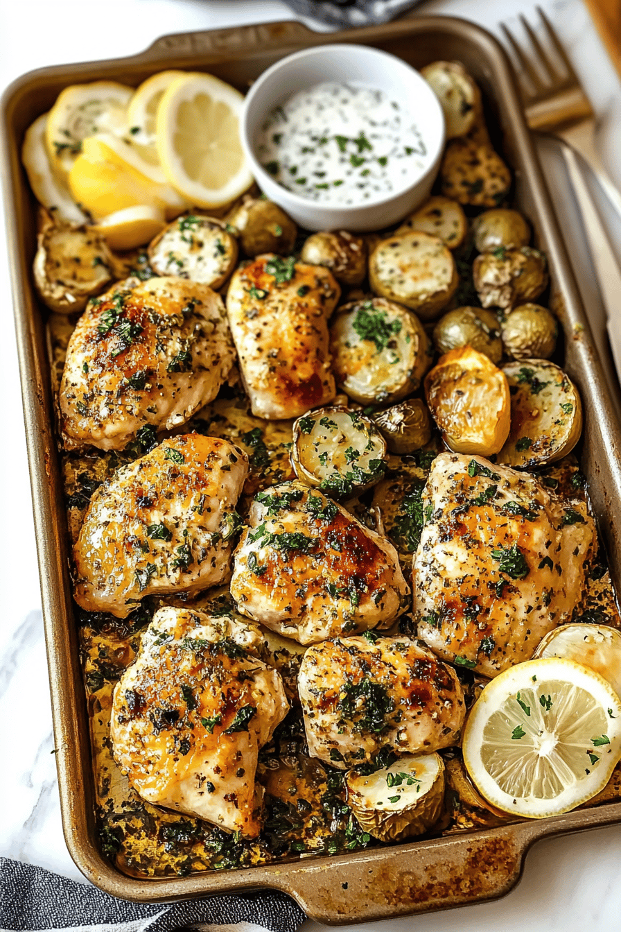 Lemon Garlic Chicken Recipe