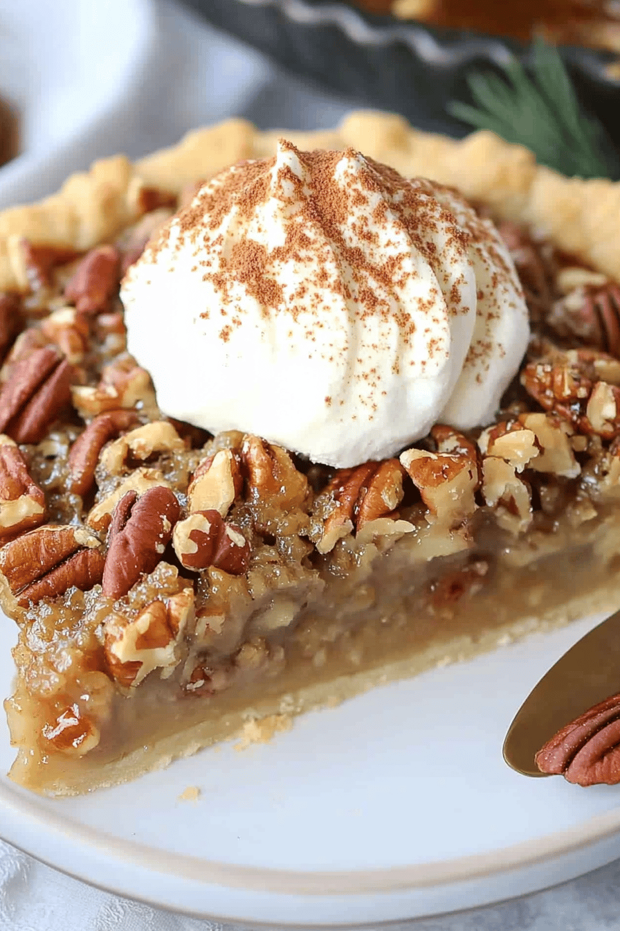 Maple Pecan Pie Recipe ingredients organized and measured on kitchen counter