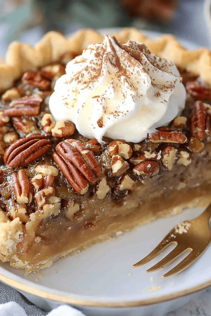 Maple Pecan Pie Recipe
