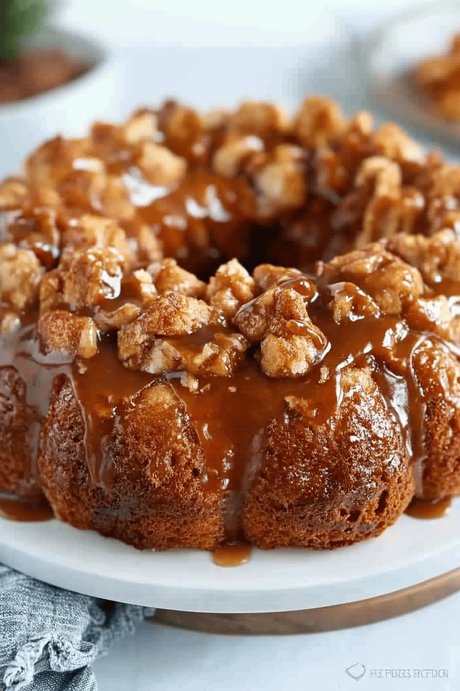 Monkey Bread Recipe final dish beautifully presented and ready to serve