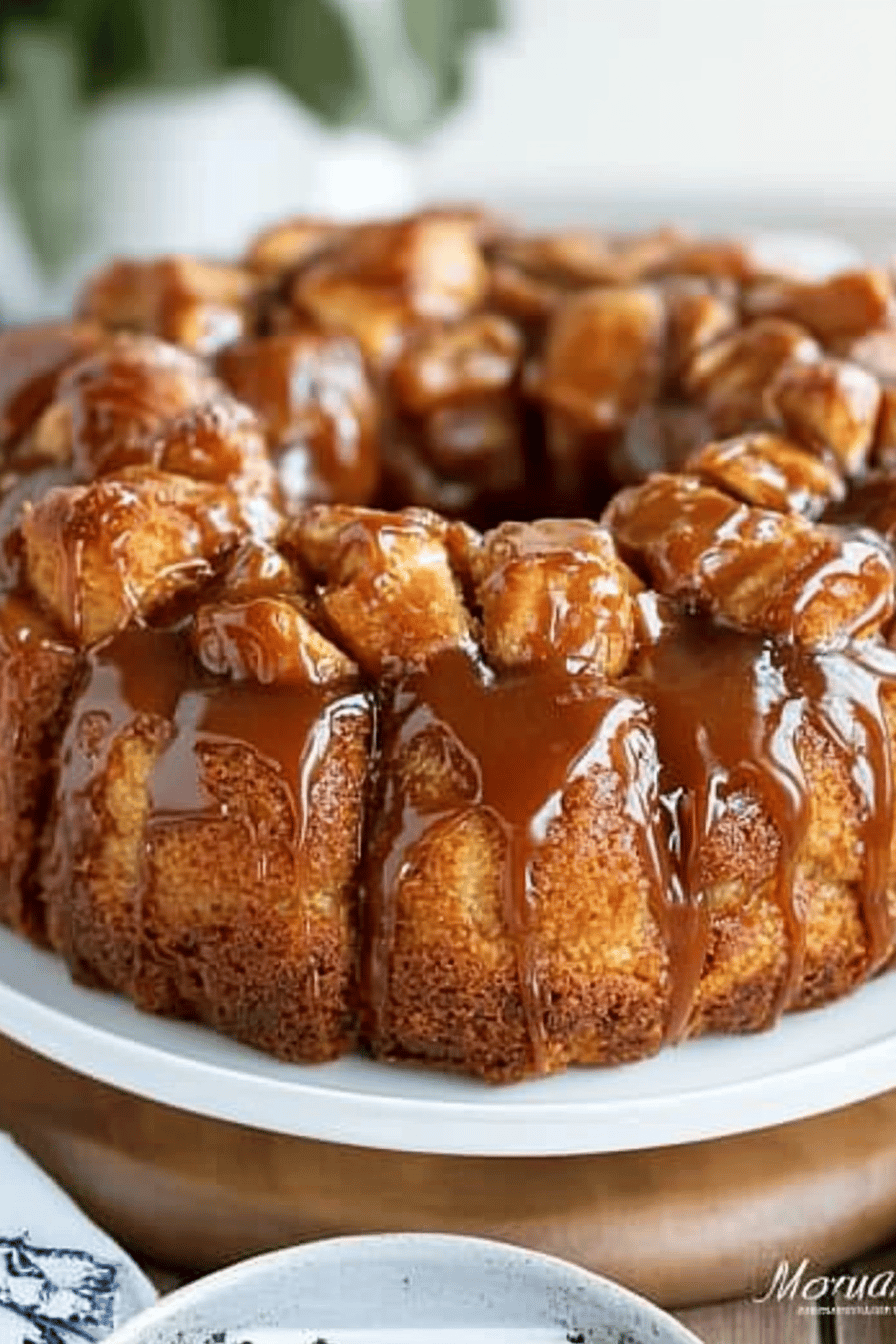 Monkey Bread Recipe ingredients organized and measured on kitchen counter