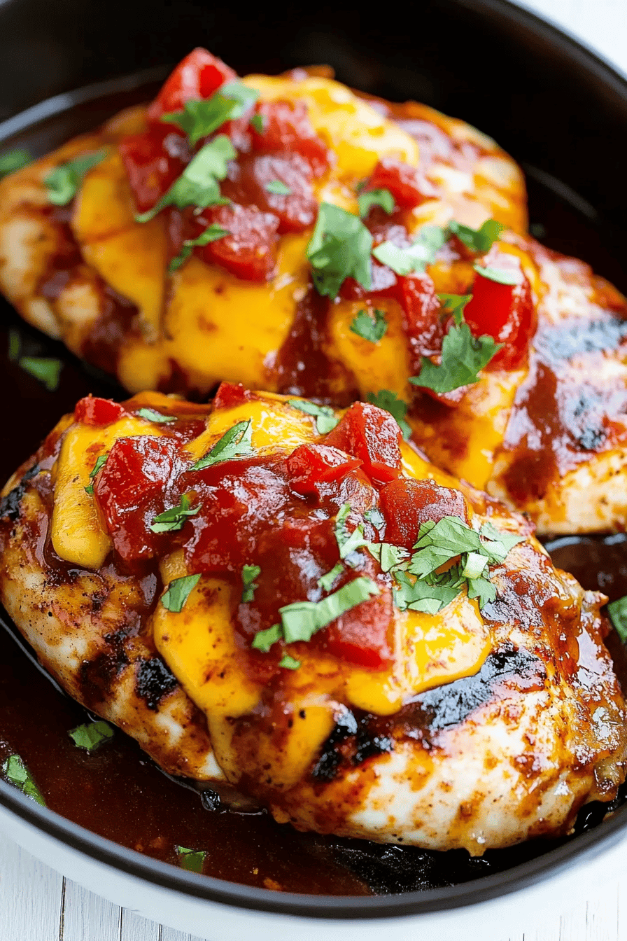 Monterey Chicken Grilling Tips final dish beautifully presented and ready to serve