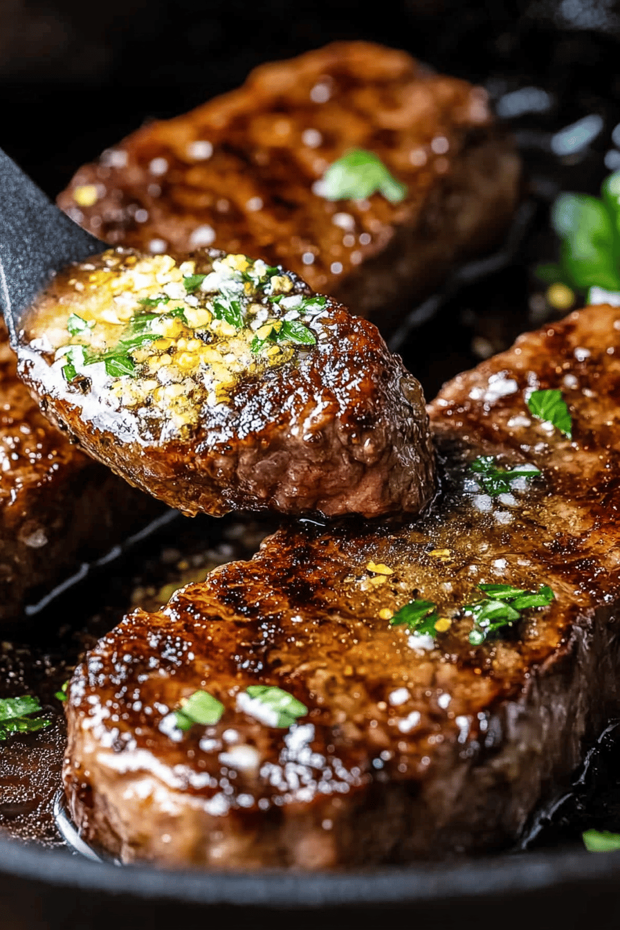 New York Strip Steak Recipe final dish beautifully presented and ready to serve