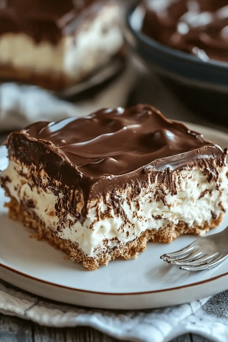 No-Bake Chocolate Eclair Cake