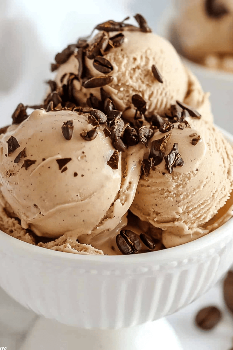 No-Churn Coffee Ice Cream