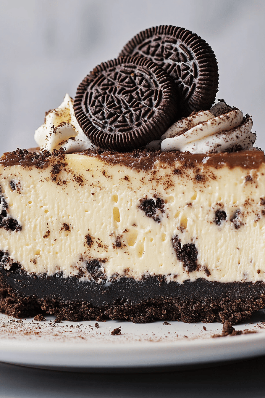 Oreo Cheesecake Recipe ingredients organized and measured on kitchen counter