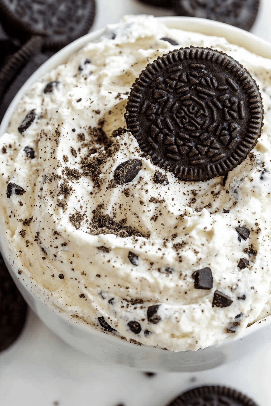 Oreo Dip Recipe final dish beautifully presented and ready to serve