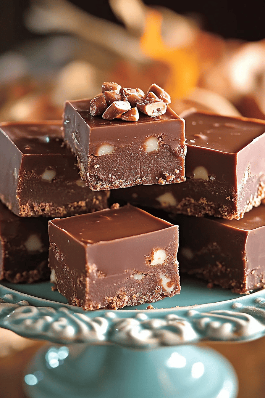 Paula Deen's 5 Minute Fudge ingredients organized and measured on kitchen counter