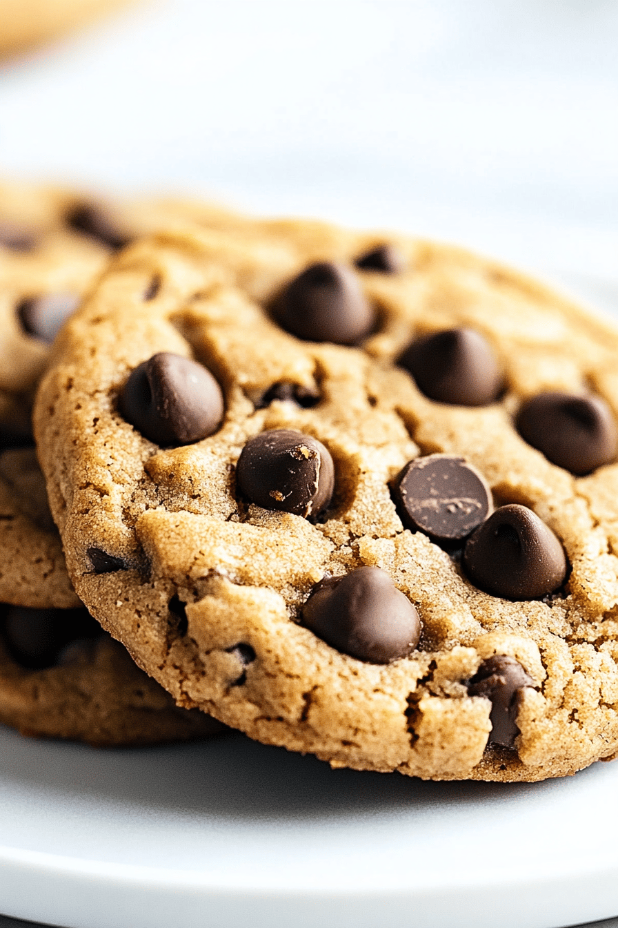 Peanut Butter Chocolate Chip Cookies final dish beautifully presented and ready to serve