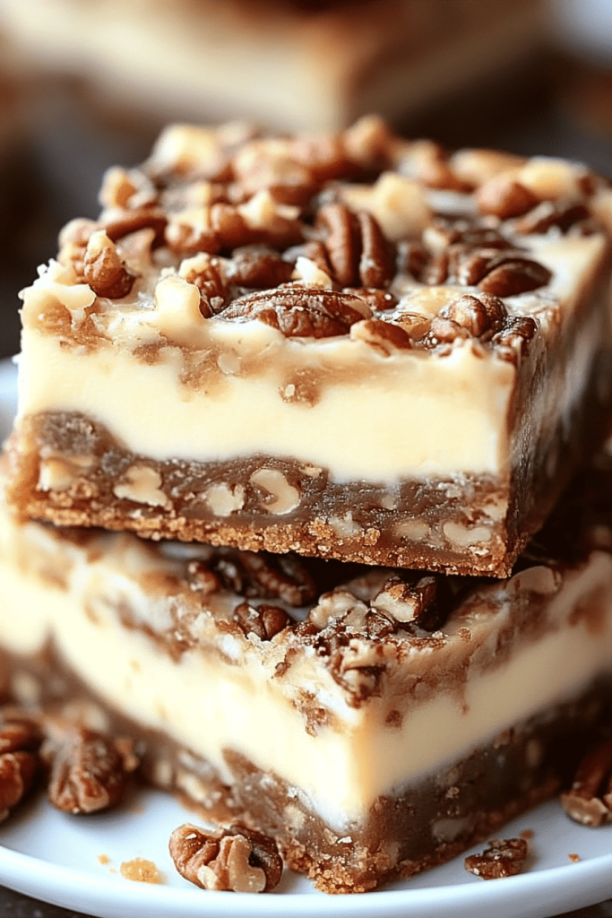 Pecan Pie Cheesecake Bars