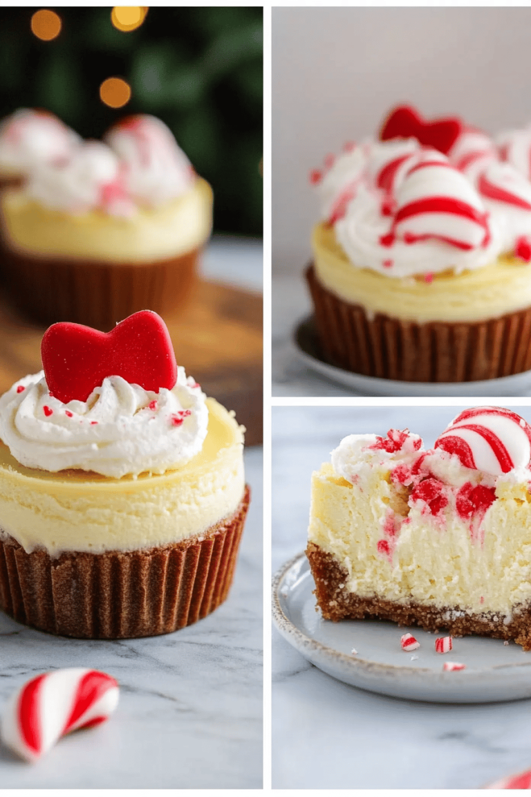 Peppermint Cheesecakes