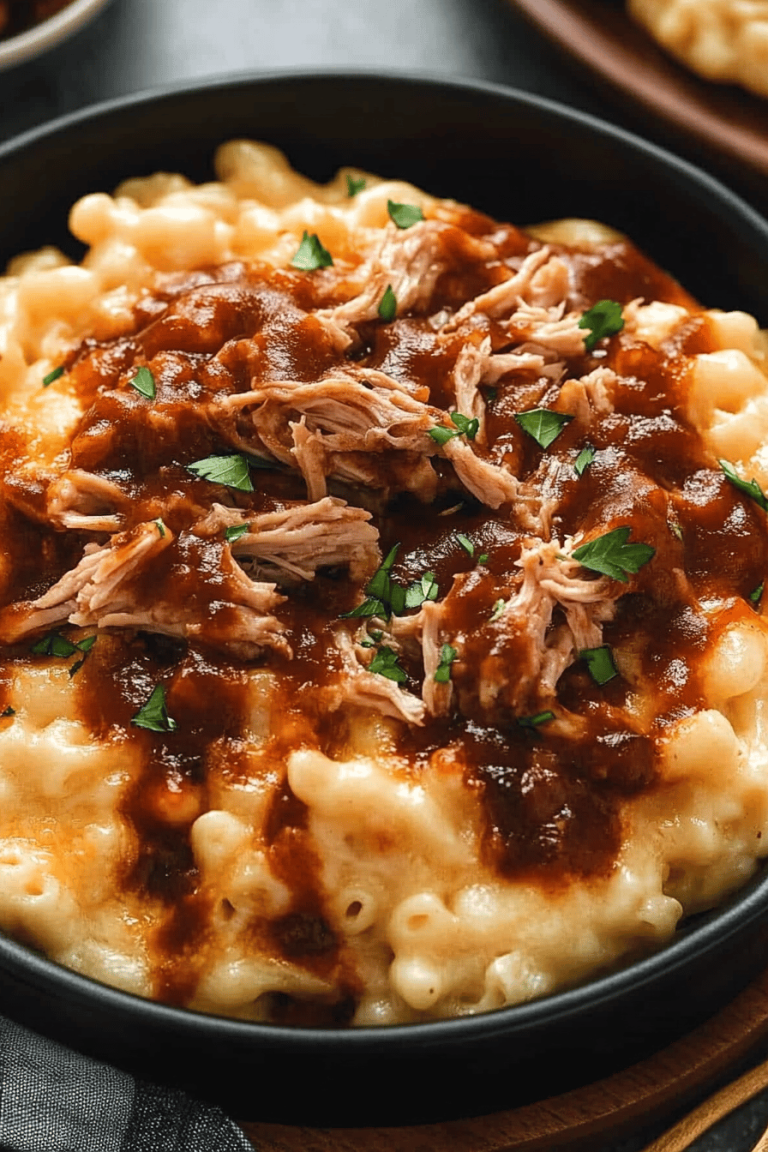 Pulled Pork Mac and Cheese