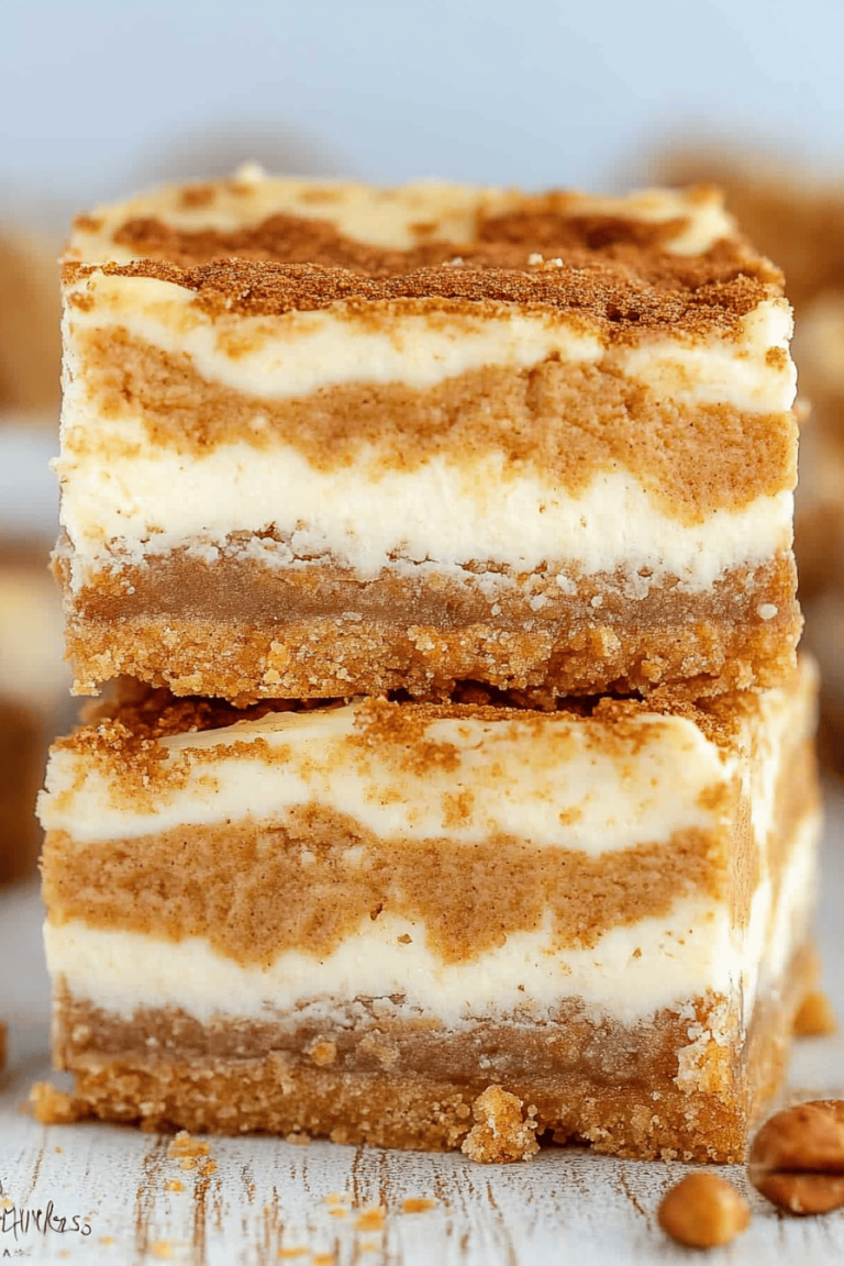 Pumpkin Cheesecake Bars