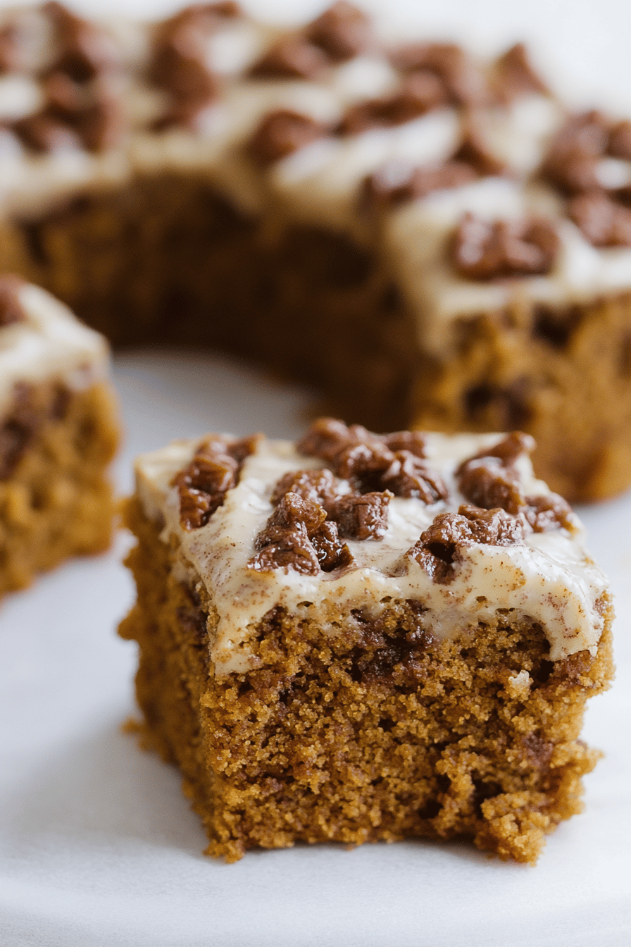Pumpkin Spice Coffee Cake final dish beautifully presented and ready to serve