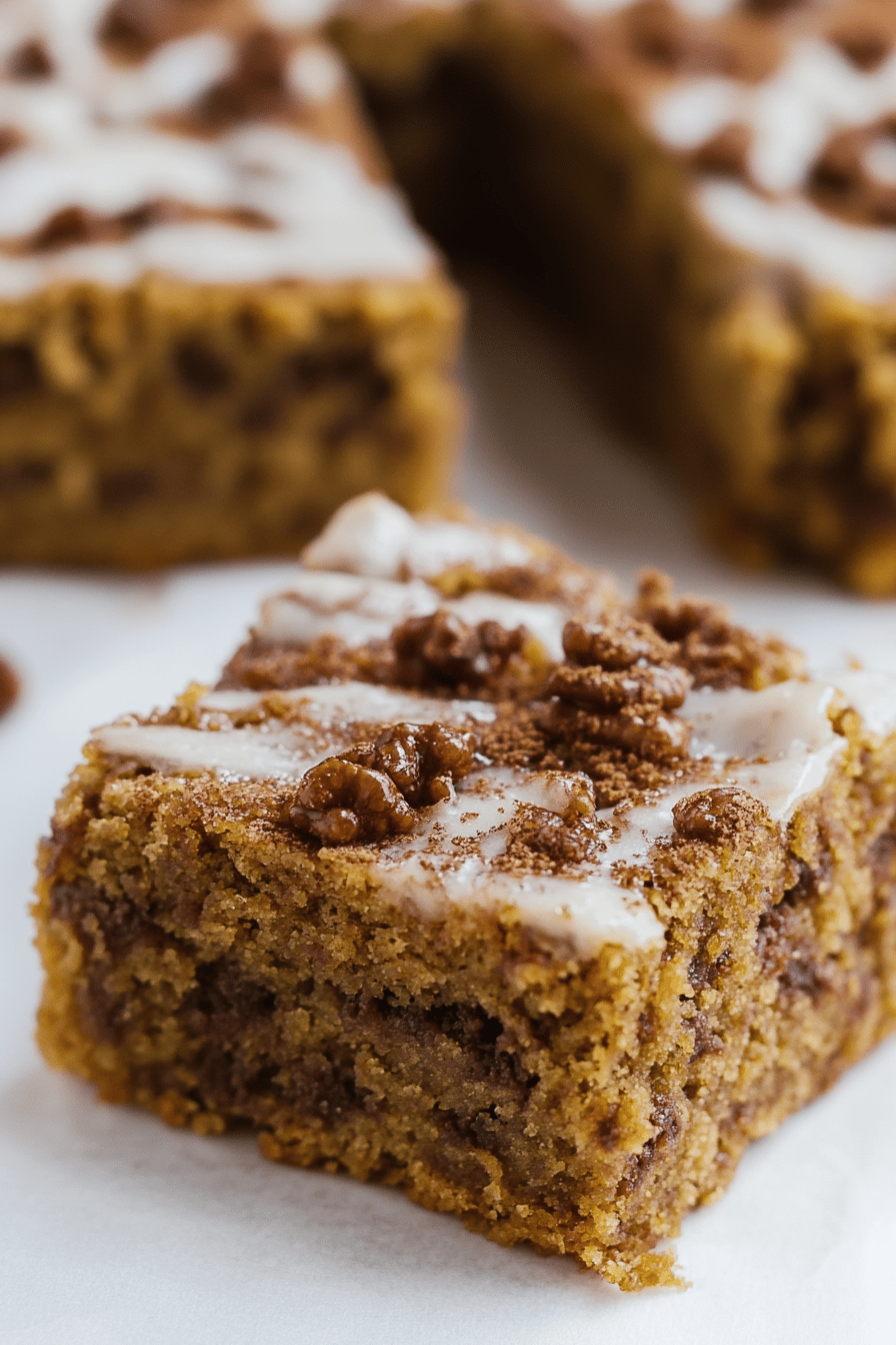 Pumpkin Spice Coffee Cake ingredients organized and measured on kitchen counter