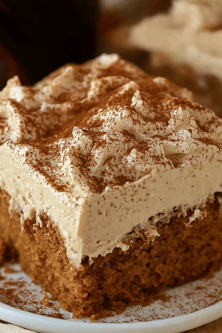 Pumpkin Spice Latte Cake ingredients organized and measured on kitchen counter