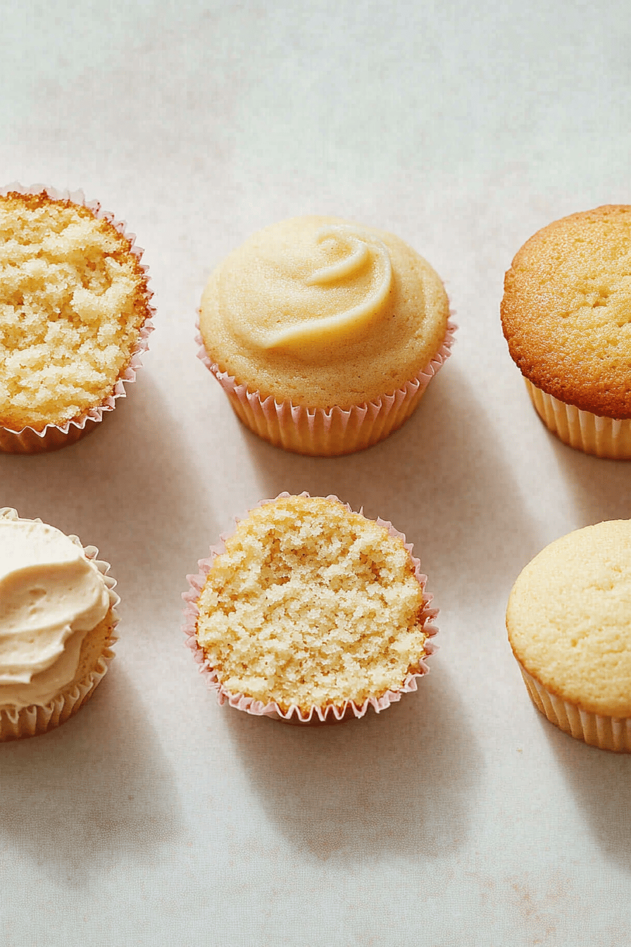 Reducing Sugar in Cupcakes final dish beautifully presented and ready to serve