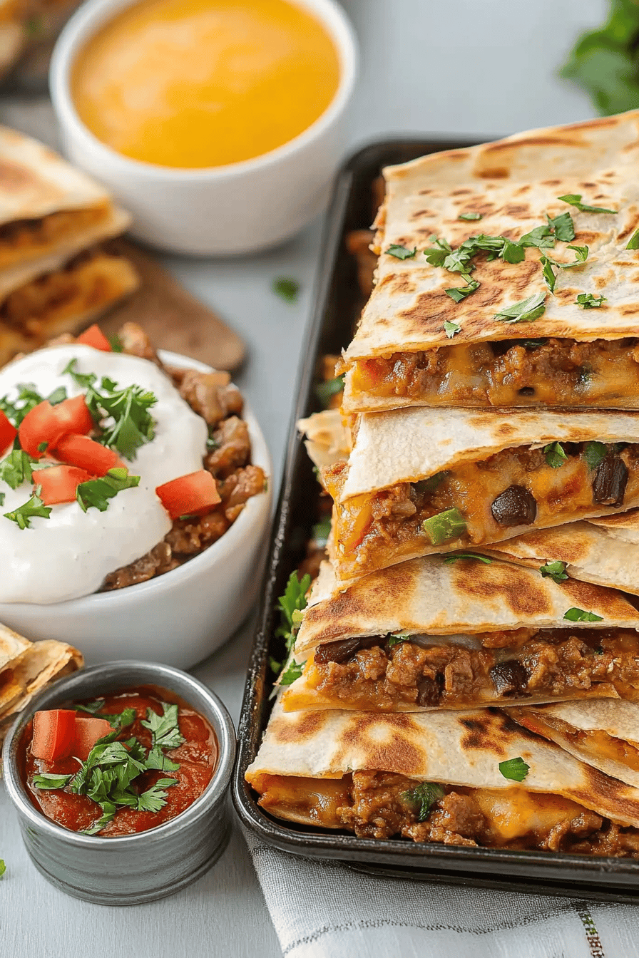 Sheet Pan Quesadillas