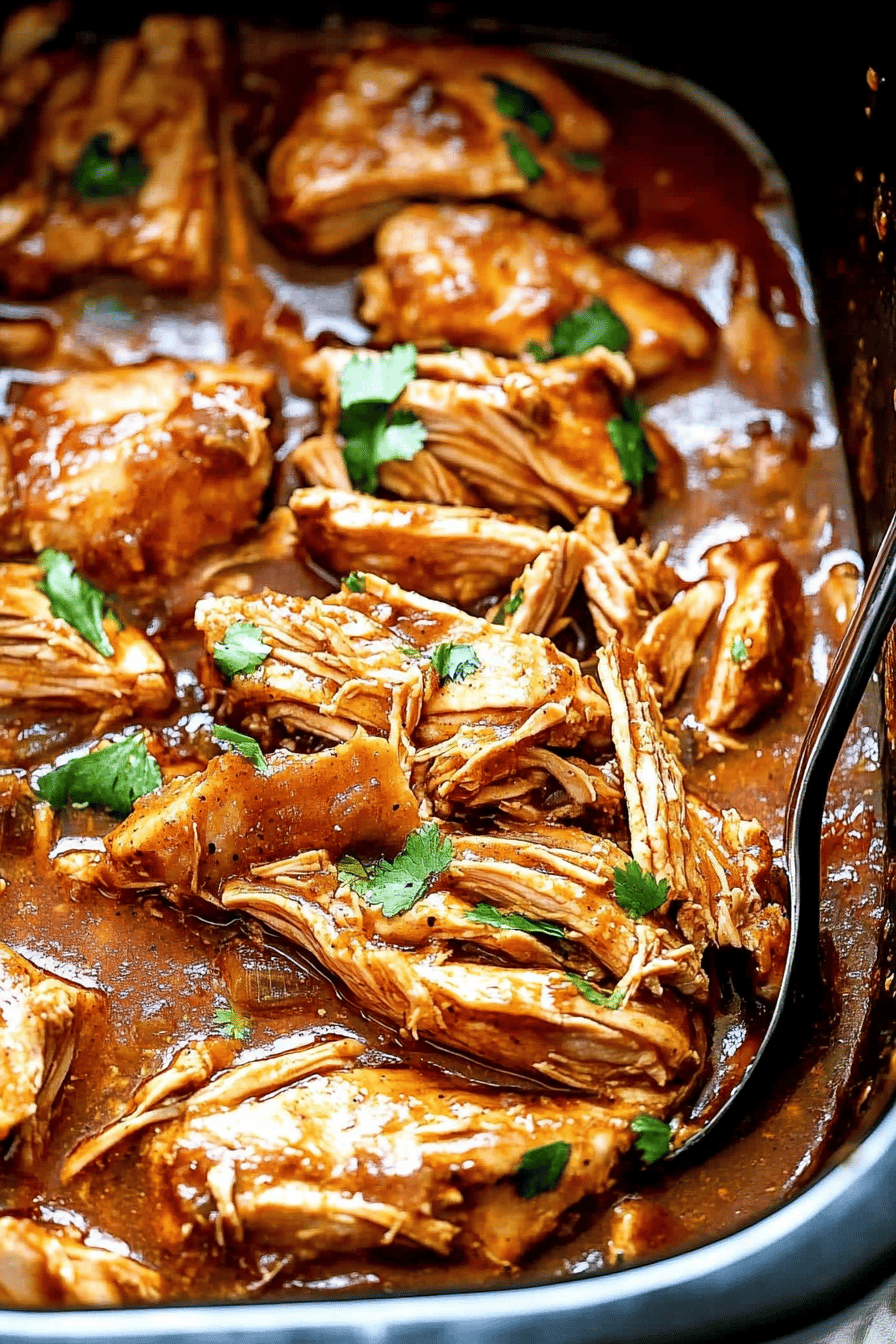 Slow Cooker Honey Lime Chicken slice on plate showing perfect texture and swirl pattern