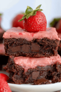 Strawberry Brownies