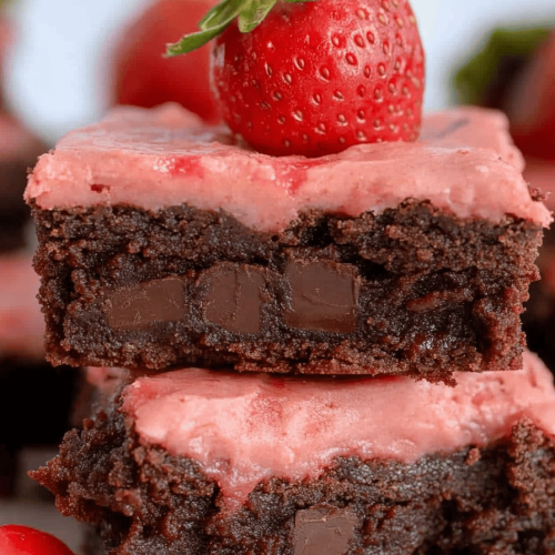 Strawberry Brownies