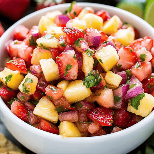 Strawberry Pineapple Salsa
