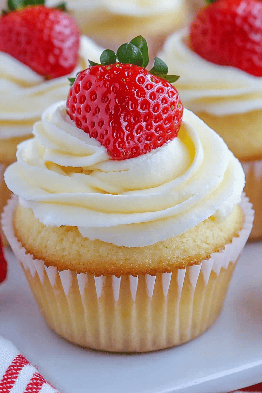 Strawberry Shortcake Cupcakes