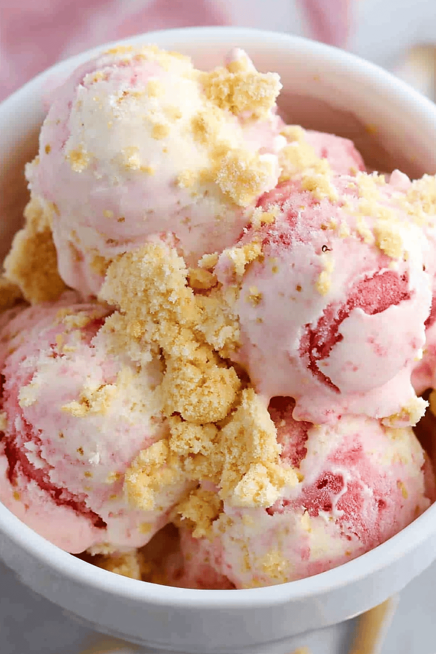 Strawberry Shortcake Ice Cream Recipe
