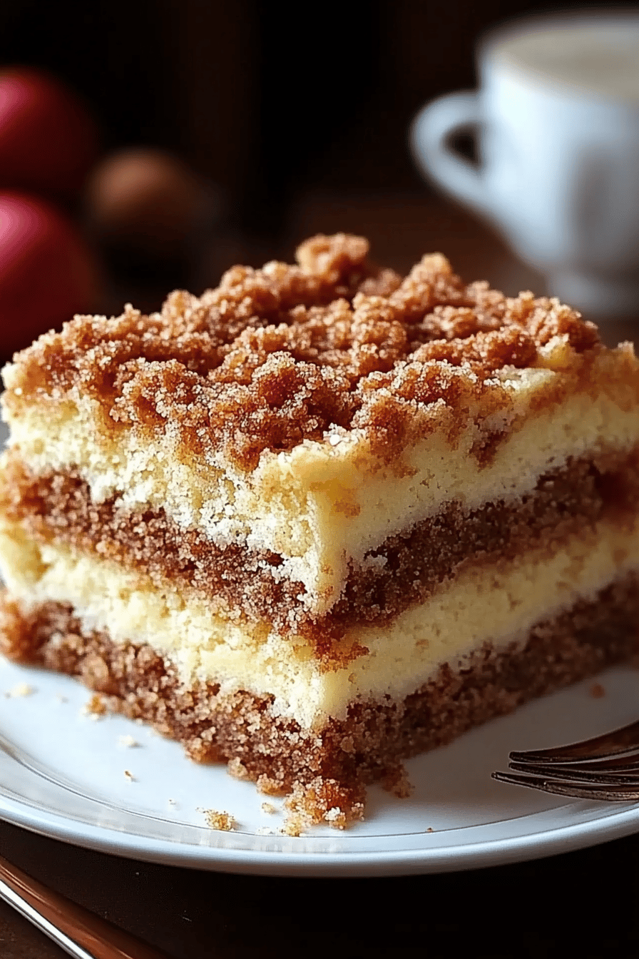 Streusel Coffee Cake ingredients organized and measured on kitchen counter